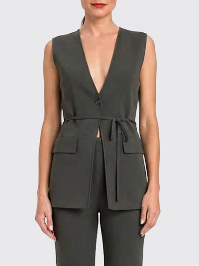 Twinset U&b Waistcoat Woman In Animal Print