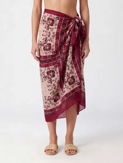 Twinset U&b Wrap-skirt Woman In Multi