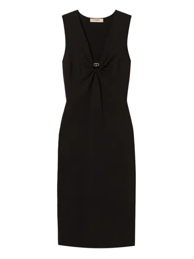 TWINSET V-NECK SLEEVELESS DRESS