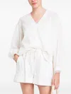 Twinset Twin-set White Cotton Blend Sweater