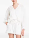 Twinset Twin-set White Cotton Blend Sweater In White