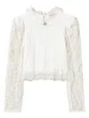 Twinset Valenciennes Blouse In White