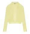 Twinset Vanilla Tulle Bomber In Animal Print