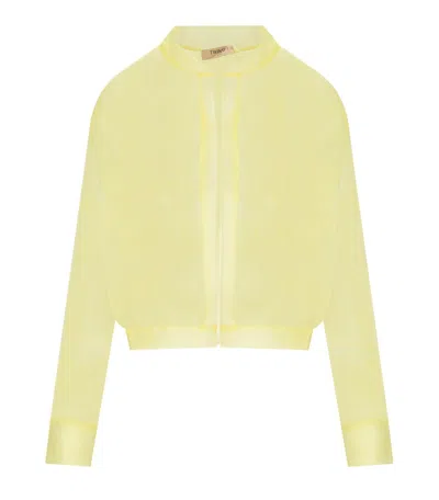 TWINSET VANILLA TULLE BOMBER