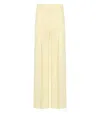 Shop Twinset Vanilla Wide Leg Trousers