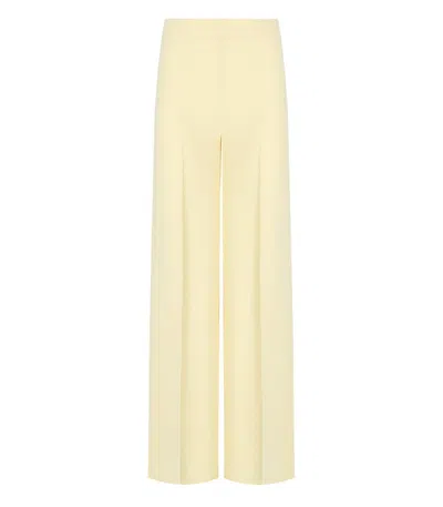 TWINSET VANILLA WIDE LEG TROUSERS
