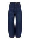Twinset Vaqueros Rectos - Azul In Azul