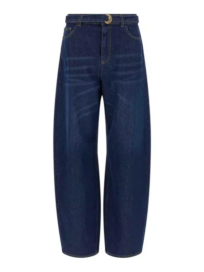 Twinset Vaqueros Rectos - Azul