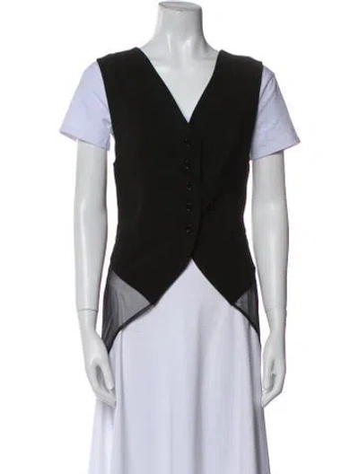 Pre-owned Twinset Vest In Black