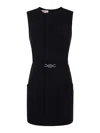 Twinset Twin-set Mini Dress In Negro