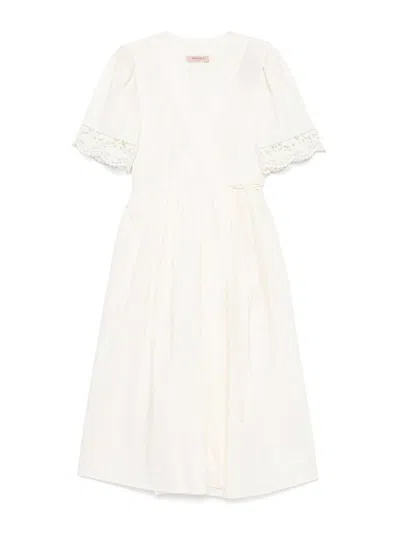 Twinset Vestido Midi - Blanco