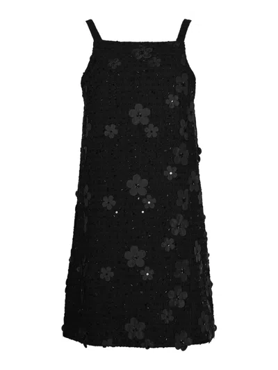TWINSET VESTIDO MIDI - NEGRO