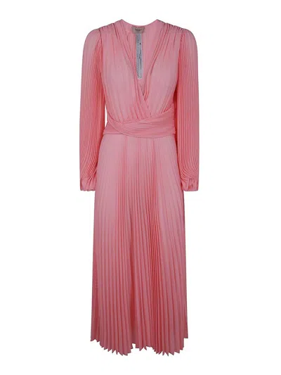 TWINSET VESTIDO MIDI - ROSADO