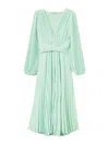Twinset Twin-set Elegant Polyester Dress Design In Light Green