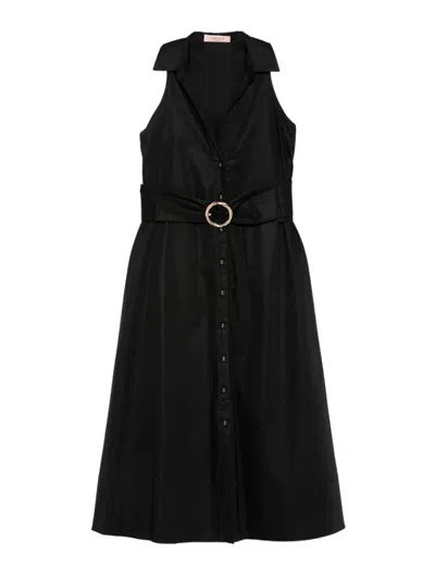 Twinset Vestido Midi - Negro
