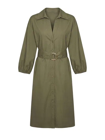 Twinset Vestido Midi - Verde