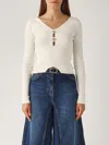 Twinset Top  Woman Color Yellow Cream In Neve