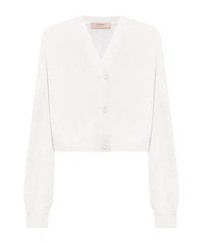 Twinset V-neck Cardigan In Multi