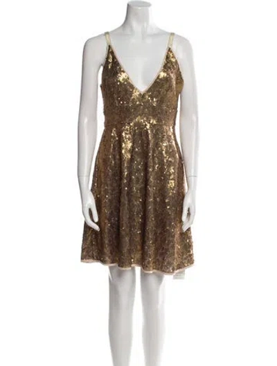 Pre-owned Twinset V-neck Mini Dress