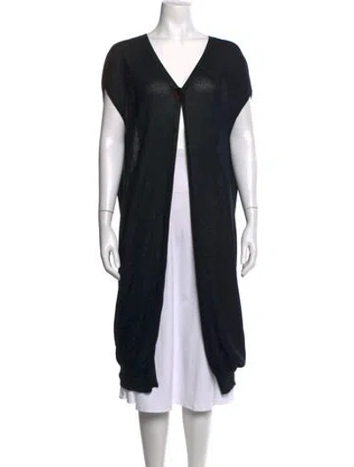 Pre-owned Twinset V-neck Sweater In Black