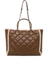 Twinset Voyage Tote Bag In Brown