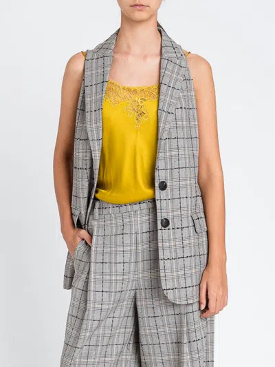 Twinset Waistcoat  Woman Color Black In Gray