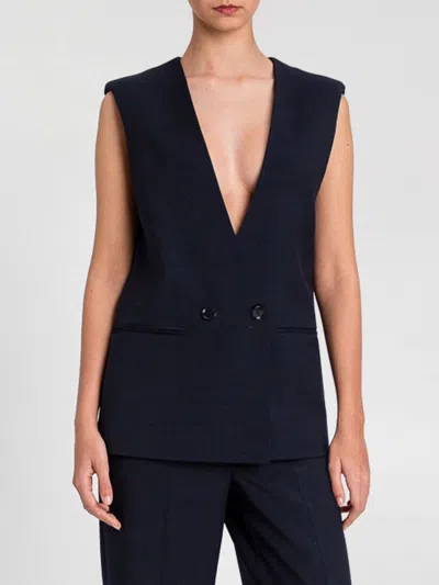 Twinset Waistcoat  Woman Color Blue