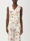 Twinset Floral Print Top In Multicolor