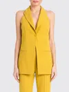 Twinset Waistcoat  Woman Color Mustard In Yellow