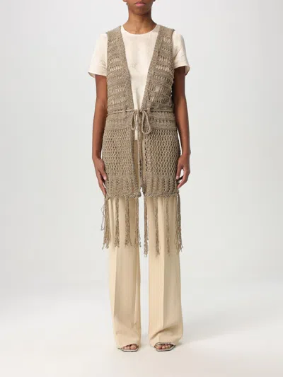 Twinset Waistcoat  Woman Color Rope