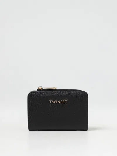 Twinset Wallet  Woman Color Black In 黑色