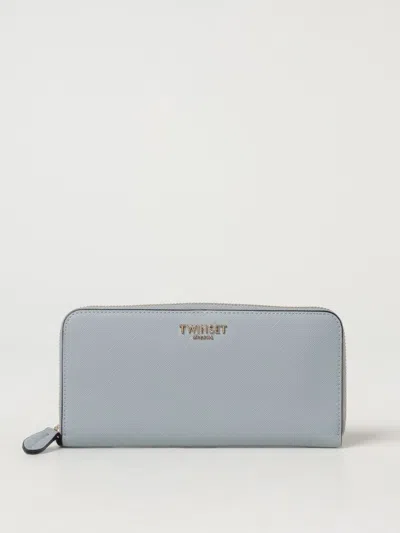 Twinset Wallet  Woman Color Gnawed Blue