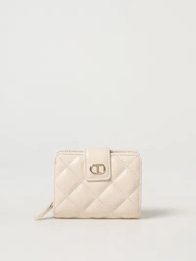 TWINSET WALLET TWINSET WOMAN COLOR PEARL,G56352040