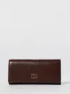 Twinset Double-clasp Wallet In Burgundy