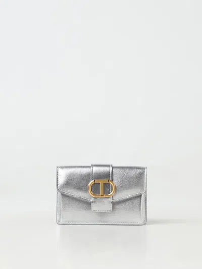 Twinset Wallet  Woman Colour Silver