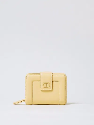 TWINSET WALLET TWINSET WOMAN COLOR YELLOW,G56206003