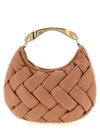 Twinset Weaved Handbag In Pattern