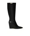 Twinset 100mm Logo-plaque Boots In Black