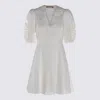 Twinset White Cotton Mini Dress