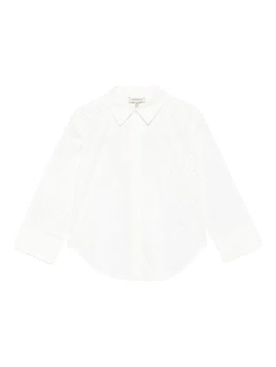 Twinset Kids' White Cotton Shirt