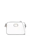 TWINSET WHITE FAUX PEBBLED ADJUSTABLE STRAP