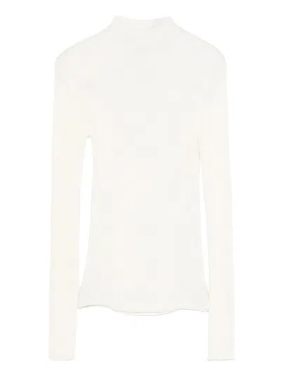 Twinset White Knitted Sweater