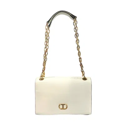 Twinset White Pu Women Crossbody