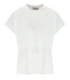 Twinset White T-shirt With Ruffle In White