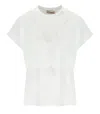 Twinset White T-shirt With Ruffle In White