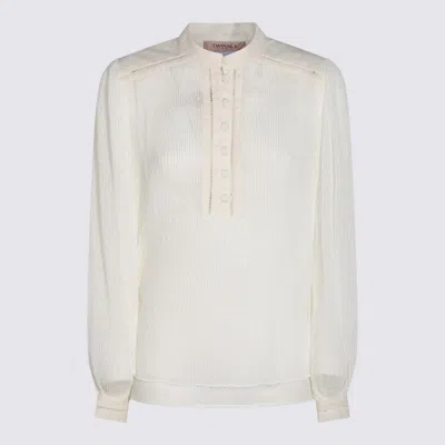 Twinset White Top In Neve
