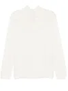 Twinset Pullover Mit Spitzendetail In White