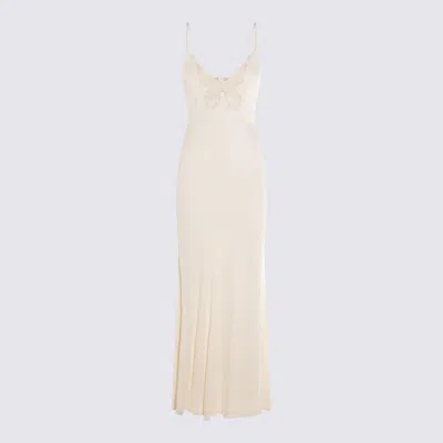 Twinset Woven Dress In Madreperla