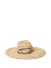 Twinset Wide-brimmed Straw Hat In Neutrals