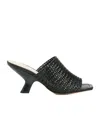 Twinset Sandalo Intreccio Sandal In Black
